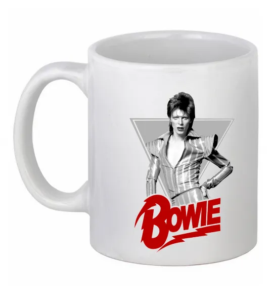 Чашка керамічна David Bowie Білий фото