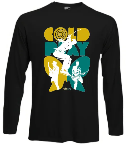 Лонгслів Coldplay Paradise Чорний фото