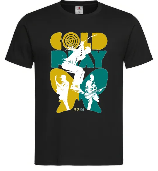 Чоловіча футболка Coldplay Paradise Чорний фото