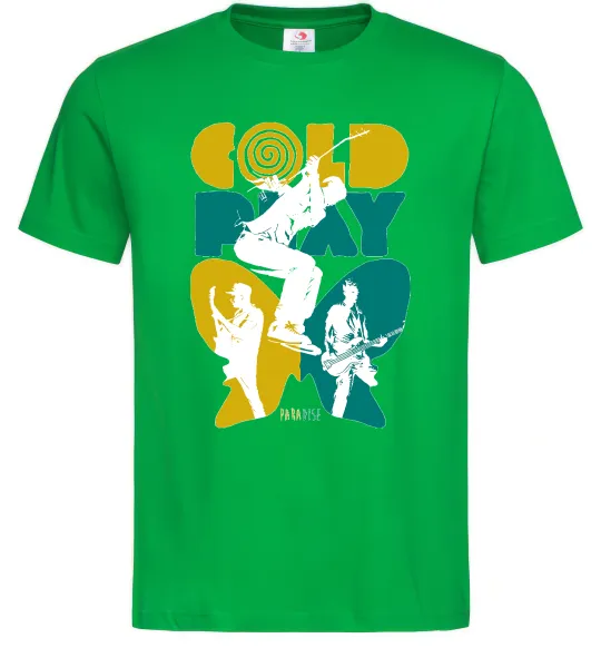 Чоловіча футболка Coldplay Paradise Зелений фото