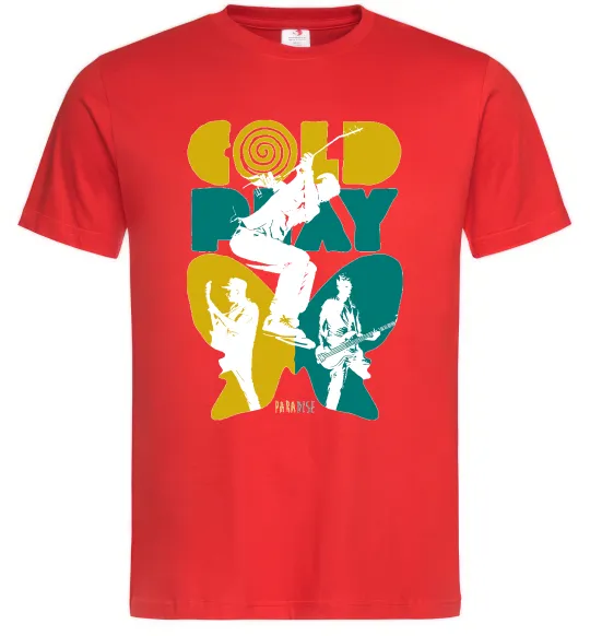 Чоловіча футболка Coldplay Paradise Червоний фото