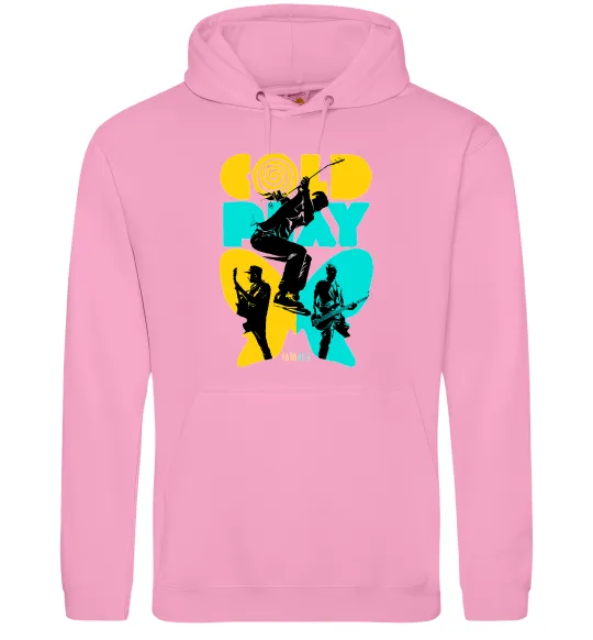 Чоловіча толстовка (худі) Coldplay Paradise Рожевий фото