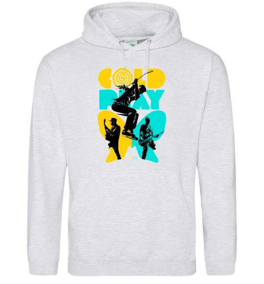 Жіноча толстовка (худі) Coldplay Paradise Сірий меланж фото