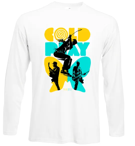 Лонгслів Coldplay Paradise Білий фото