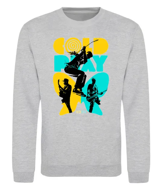 Світшот Coldplay Paradise Сірий меланж фото