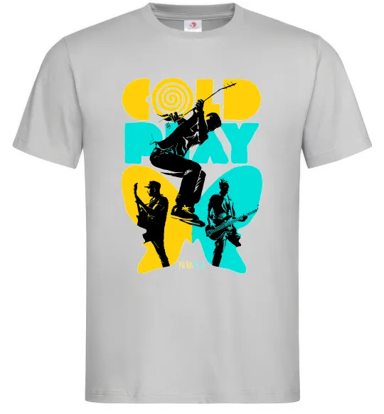 Чоловіча футболка Coldplay Paradise Сірий фото