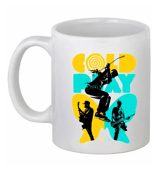 Чашка керамическая Coldplay Paradise Белый фото