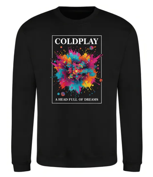 Світшот Coldplay Head full of dreams Чорний фото