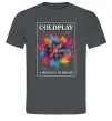 Чоловіча футболка Coldplay Head full of dreams Графіт фото