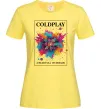 Жіноча футболка Coldplay Head full of dreams Лимонний фото