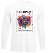 Лонгслів Coldplay Head full of dreams Білий Лонгслів Coldplay Head full of dreams Білий фото
