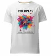 Чоловіча преміум футболка Coldplay Head full of dreams Білий фото