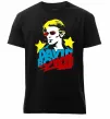 Мужская премиум футболка Bowie David Черный фото