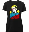 Женская премиум футболка Bowie David Черный фото