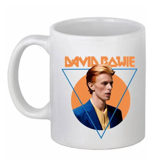 Чашка керамическая David Bowie photo Белый фото