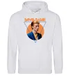 Мужская толстовка (худи) David Bowie photo Серый меланж Мужская толстовка (худи) David Bowie photo Серый меланж фото