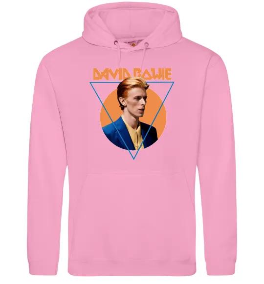 Жіноча толстовка (худі) David Bowie photo Рожевий фото