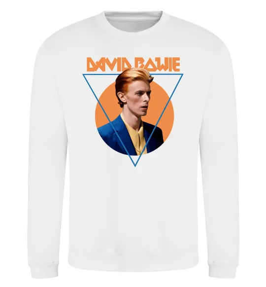 Свитшот David Bowie photo Белый фото