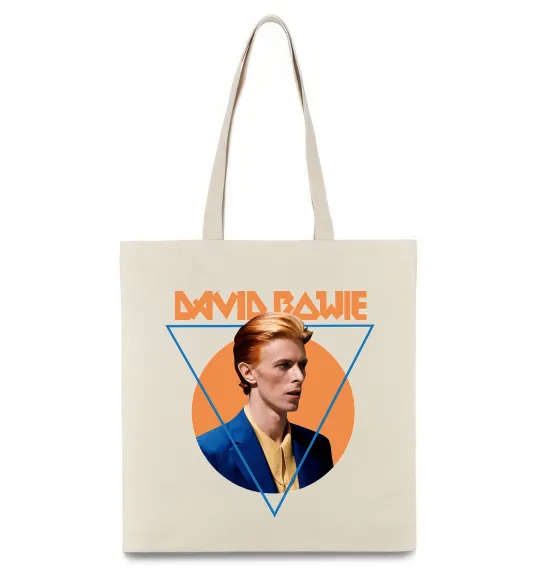 Эко-сумка David Bowie photo Бежевый фото