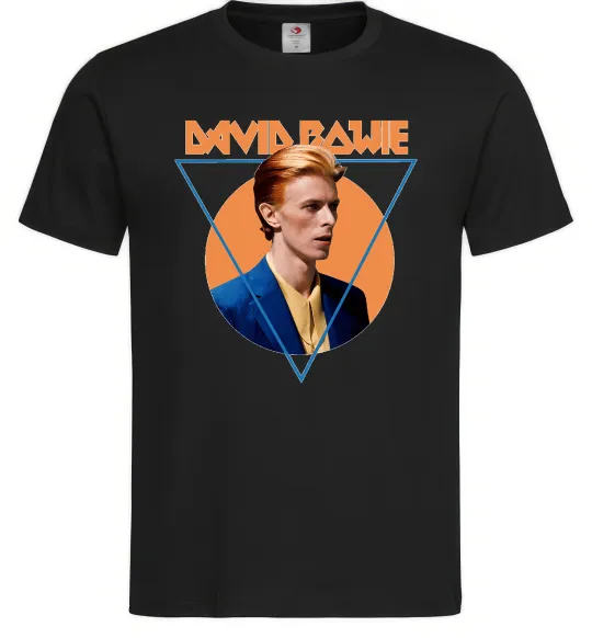 Мужская футболка David Bowie photo Черный фото