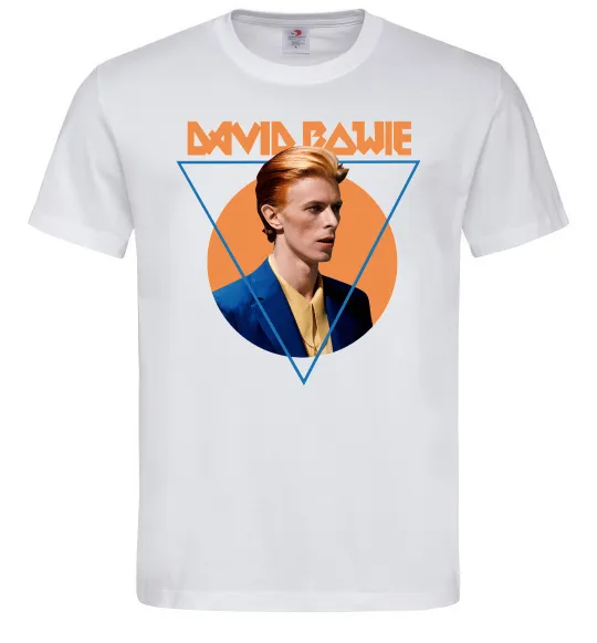 Мужская футболка David Bowie photo Белый фото