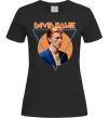 Женская футболка David Bowie photo Черный Женская футболка David Bowie photo Черный фото