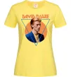 Женская футболка David Bowie photo Лимонный Женская футболка David Bowie photo Лимонный фото