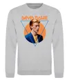 Свитшот David Bowie photo Серый меланж Свитшот David Bowie photo Серый меланж фото