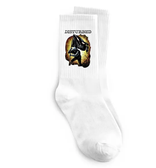 Носки Disturbed Белый фото