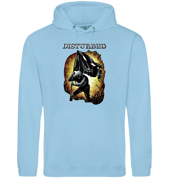 Чоловіча толстовка (худі) Disturbed Блакитний фото