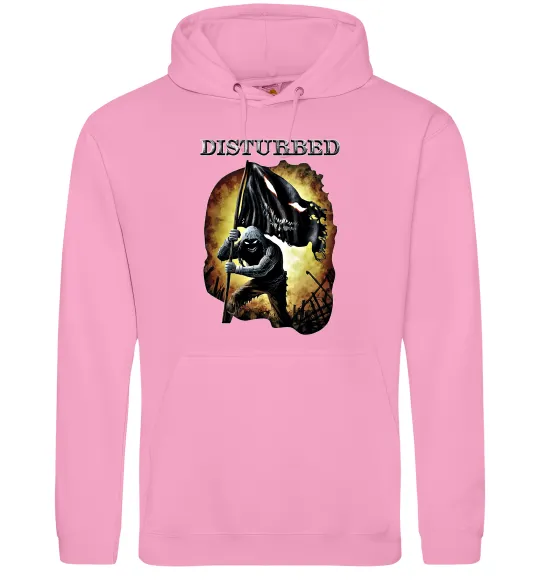 Жіноча толстовка (худі) Disturbed Рожевий фото