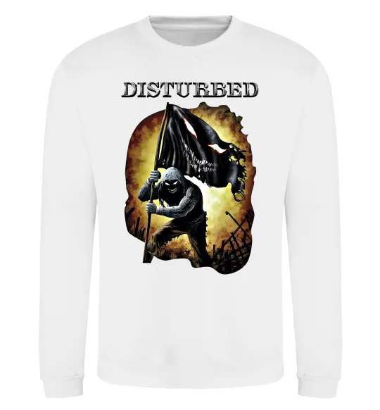 Свитшот Disturbed Белый фото