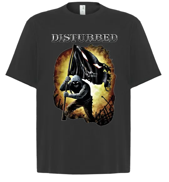 Футболка Оверсайз Disturbed Черный фото