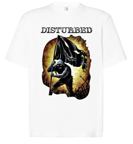 Футболка Оверсайз Disturbed Белый фото