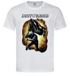 Мужская футболка Disturbed Белый Мужская футболка Disturbed Белый фото