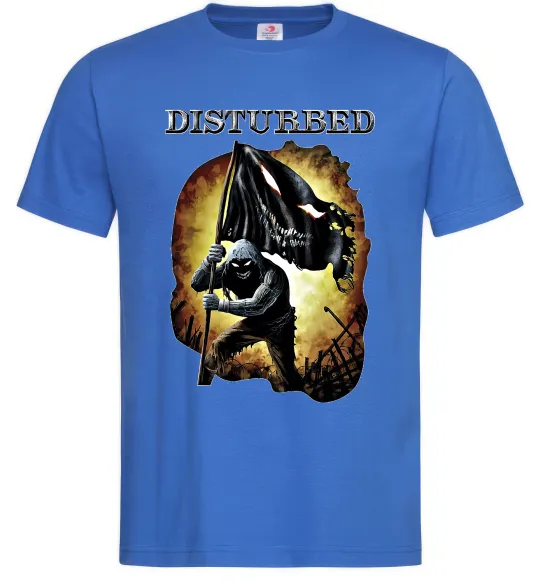 Мужская футболка Disturbed Ярко-синий фото
