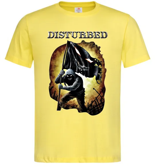 Мужская футболка Disturbed Лимонный фото