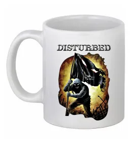 Чашка керамическая Disturbed Белый фото