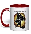 Чашка с цветной ручкой Disturbed Красный Чашка с цветной ручкой Disturbed Красный фото