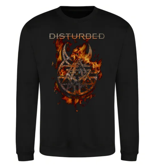 Свитшот Disturbed amulet Черный фото