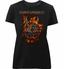 Женская премиум футболка Disturbed Черный фото Женская премиум футболка Disturbed Черный фото