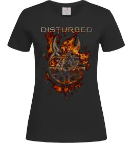 Женская футболка Disturbed Черный фото Женская футболка Disturbed Черный фото
