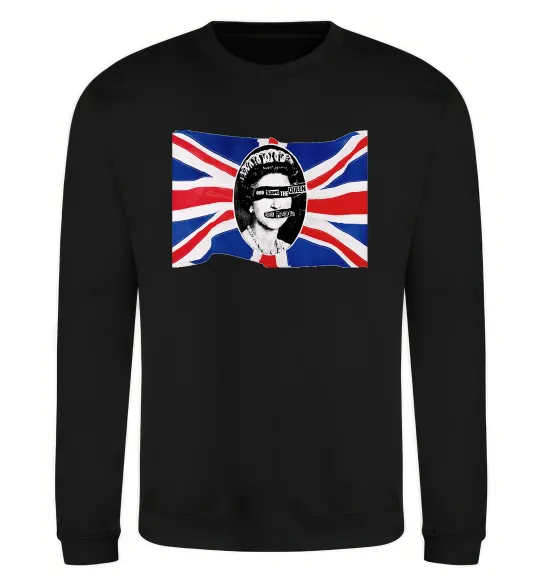 Свитшот Sex Pistols God save the queen Черный фото