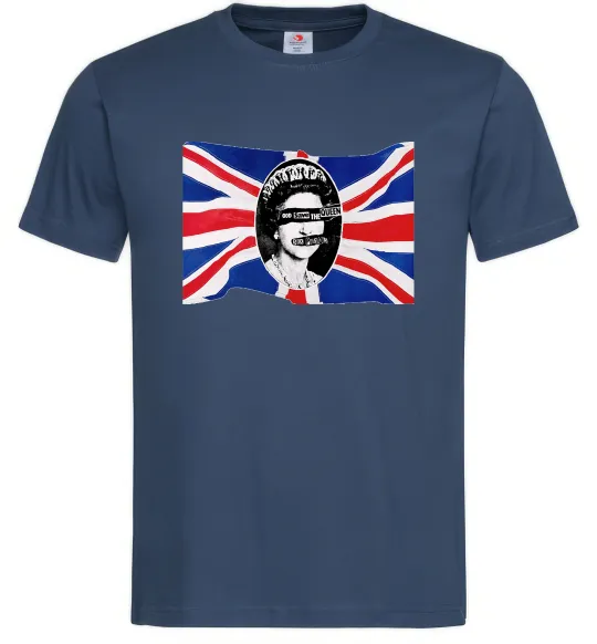 Чоловіча футболка Sex Pistols God save the queen Темно-синій фото