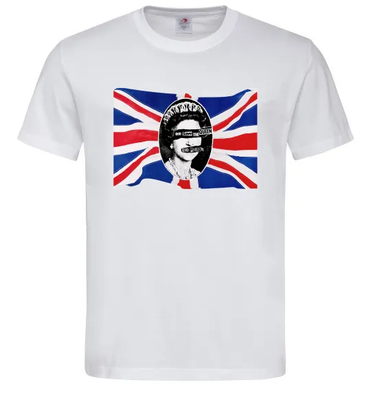 Чоловіча футболка Sex Pistols God save the queen Білий фото