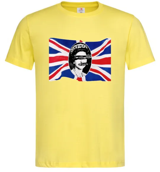 Чоловіча футболка Sex Pistols God save the queen Лимонний фото