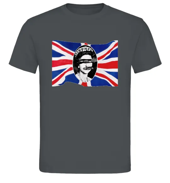 Чоловіча футболка Sex Pistols God save the queen Графіт фото