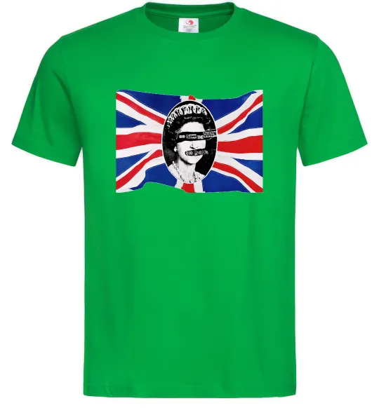 Чоловіча футболка Sex Pistols God save the queen Зелений фото