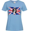 Жіноча футболка Sex Pistols God save the queen Блакитний Жіноча футболка Sex Pistols God save the queen Блакитний фото