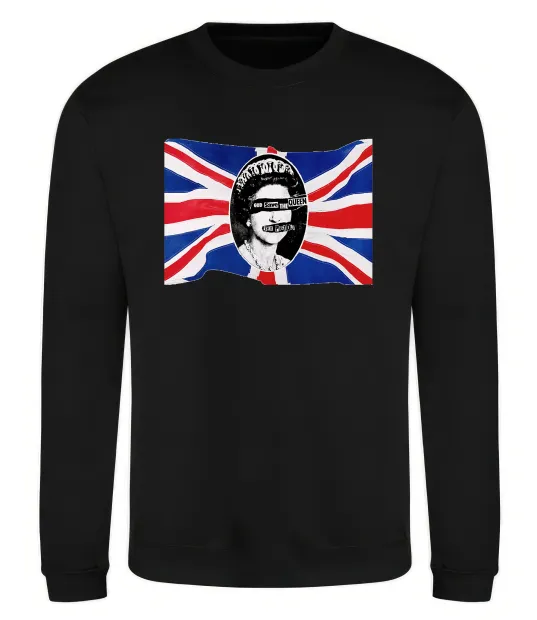 Свитшот Sex Pistols God save the queen Черный фото